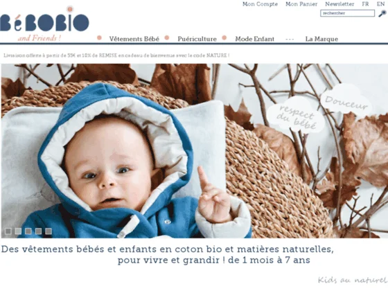 Bebobio: Boutique en ligne  vêtements bébé 