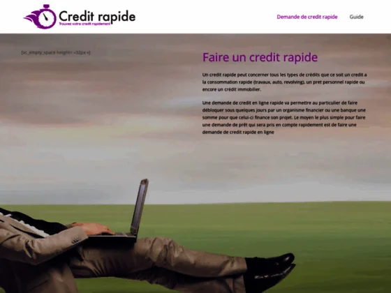Credit-rapide.co : la solution pour trouver un pret rapide