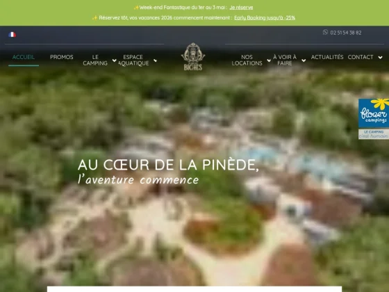 camping saint hilaire de riez 5 étoiles