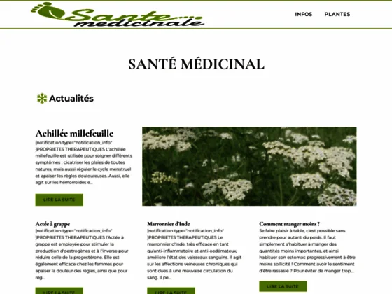 Soignez-vous en utilisant nos plantes médicinales
