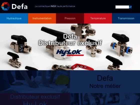 Connectique inox haute pression haut de gamme