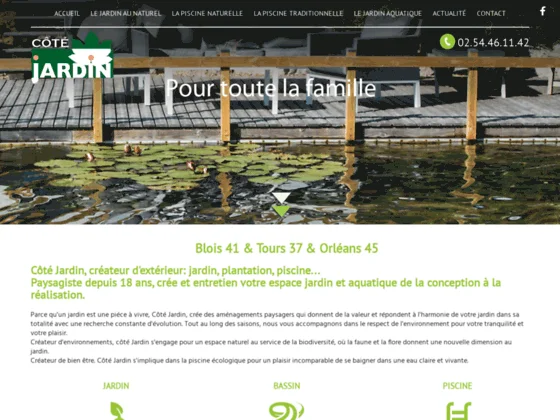 création de piscines naturelles à Blois Tours et Orléans