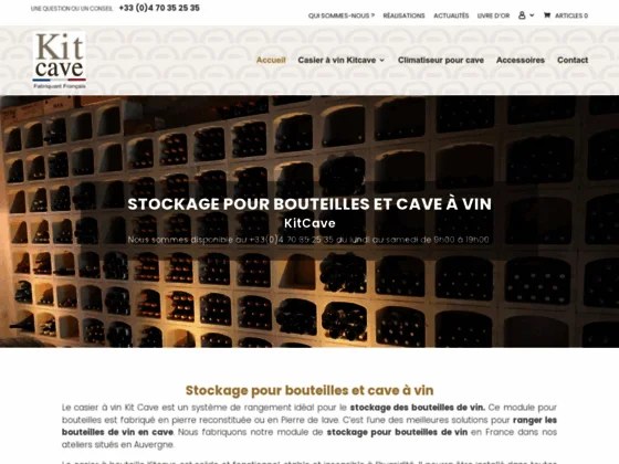 Mobilier pour caves à vin - Kit'Cave