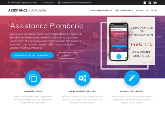 Assistance Plomberie