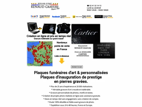 Des plaques sur mesure avec renaudgravure.com