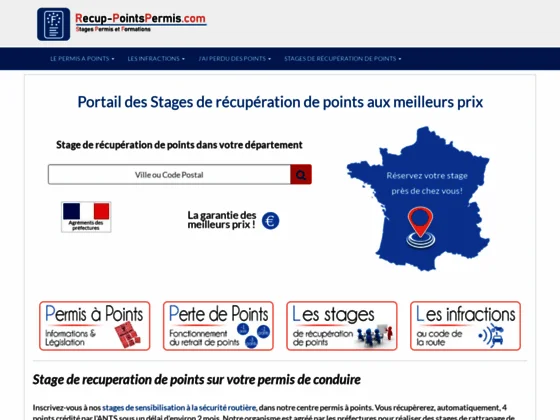 Récupérer ses points du permis de conduire à 169€