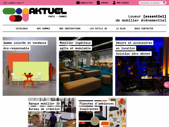 Location de mobilier et d'art de la table