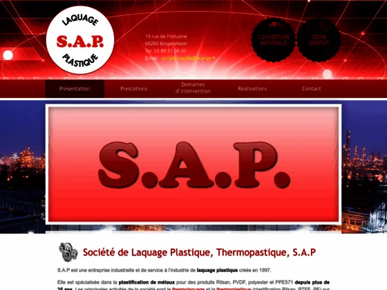 Thermoplastique : un revêtement particulier développé par SAP