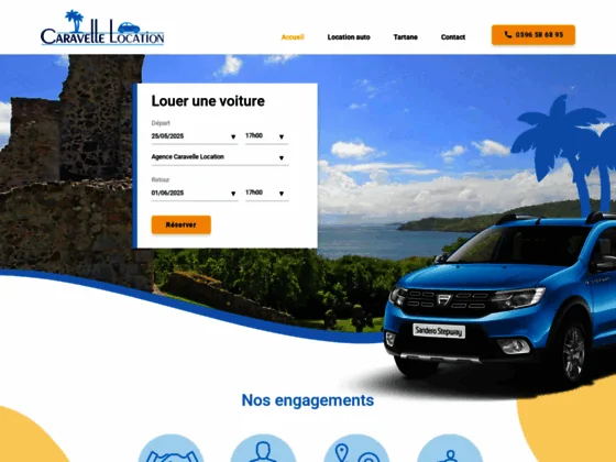 Location de voiture en Martinique