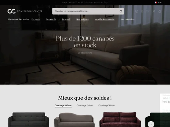 Canapé lit pas cher