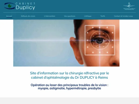 Opération des yeux – Chirurgie réfractive laser à Reims