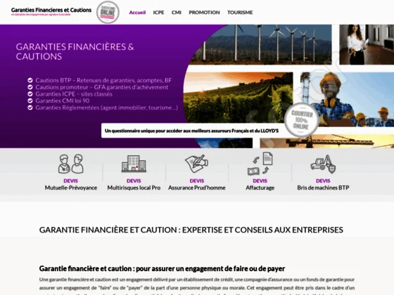 Garantie financiere achevement