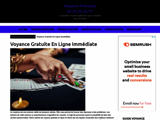 Voyance française en ligne