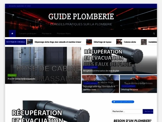 Guide plomberie: Plombiers professionnels et expérimentés
