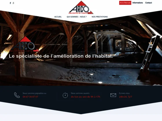 Spécialiste dans l'amélioration de l'habitat - Arco-Sud