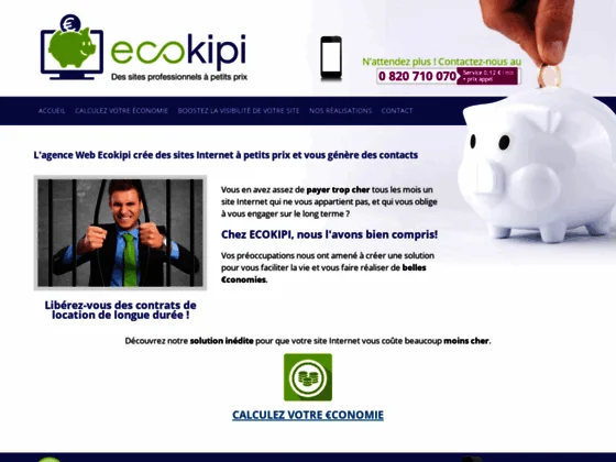 Ecokipi : un site professionnel pour un petit prix