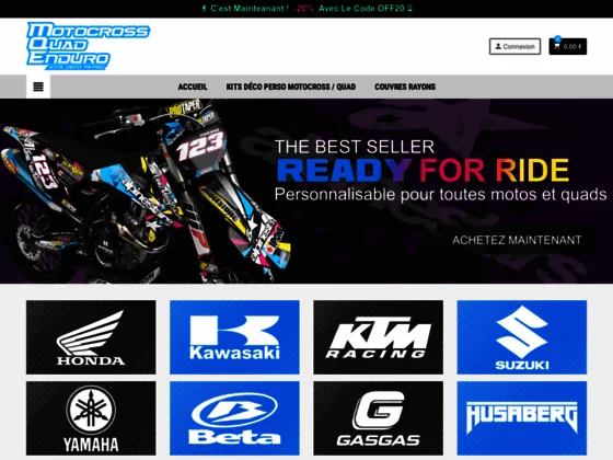 Achetez votre kit deco motocross