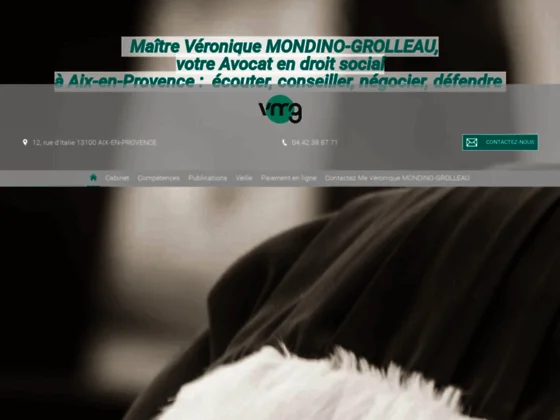 Bureau de l'avocat Mondino-Grolleau à Aix en provence