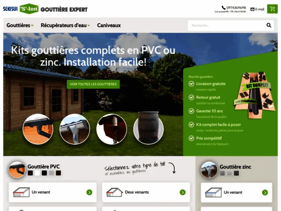 Gouttière Expert – Gouttières &  Récupérateurs d'eau 