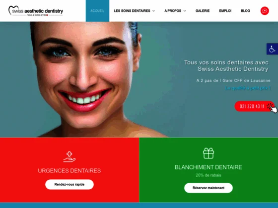 Urgences dentaires à Lausanne