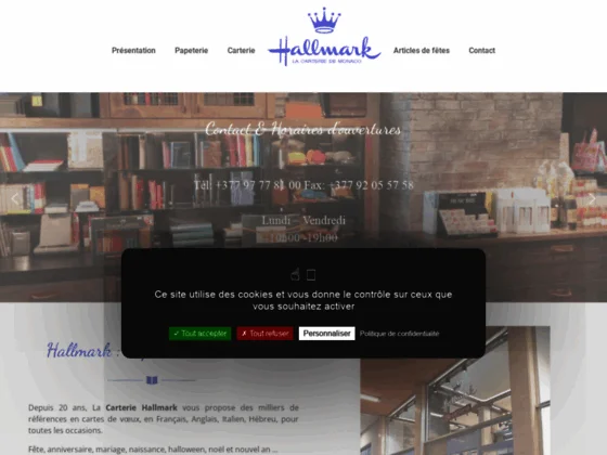 carte Hallmark en vente