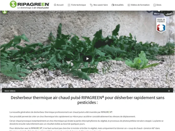 Desherbant thermique economique