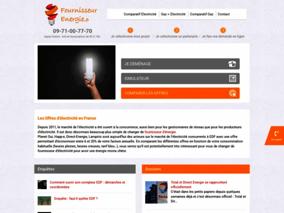 Fournisseur Energie