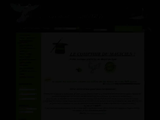 Boutique Magicien LeComptoirDuMagicien.com