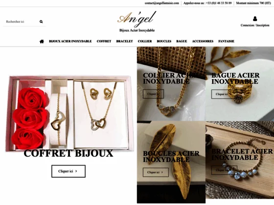 Grossiste bijoux - Angel Fantaisie