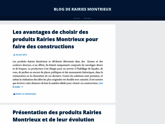 Blog de Rairies Montrieux