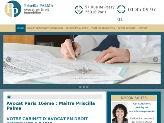 Cabinet d’avocats à Paris: Maître Priscilla PALMA