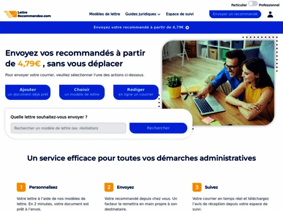 Courrier Recommandé par Internet