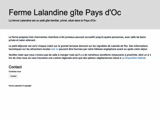Réservez votre chambre d'hôtes en Dordogne à la Ferme La Land'ine