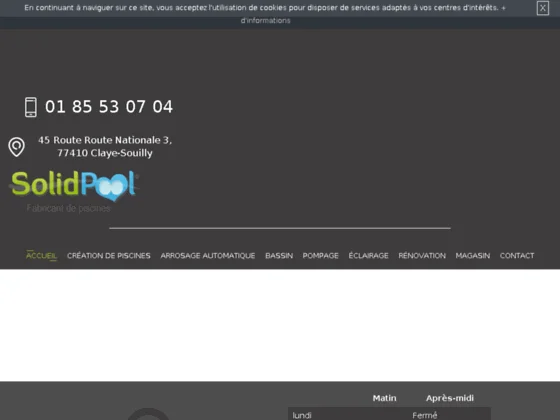 Fabricant de piscine 77 - Piscine sur mesure Claye-Souilly