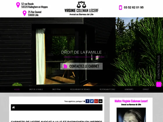 Maître Virginie Coleman, votre avocat en droit de la famille 
