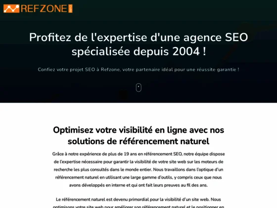 Refzone : référencement naturel