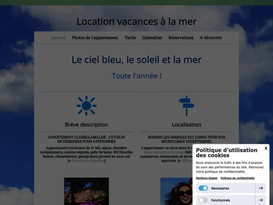 Location vacances à la mer à Bormes-Les-Mimosas