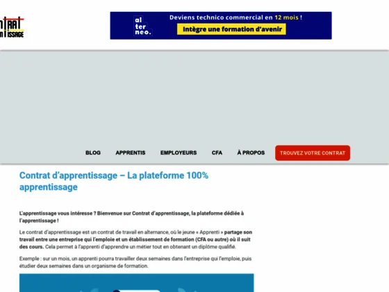 Contrat d'Apprentissage