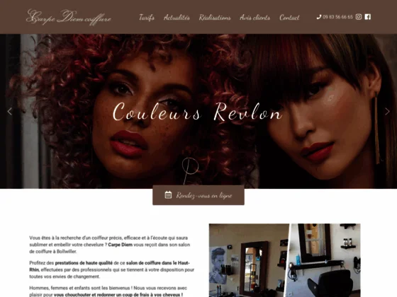 Réservez votre soin dans votre salon de coiffure (Haut-Rhin) Carpe Diem