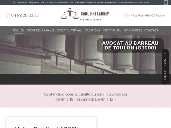 Cabinet d’avocat Caroline LADREY à Toulon
