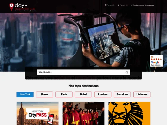 Réservez vos activités touristiques en ligne | Day-experience