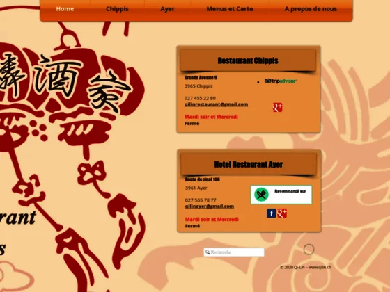 Restaurant chinois à Chippis (Valais) - Qi-Lin