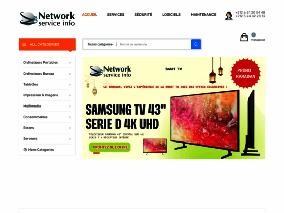 network service info Marrakech vente, installation et maintenance