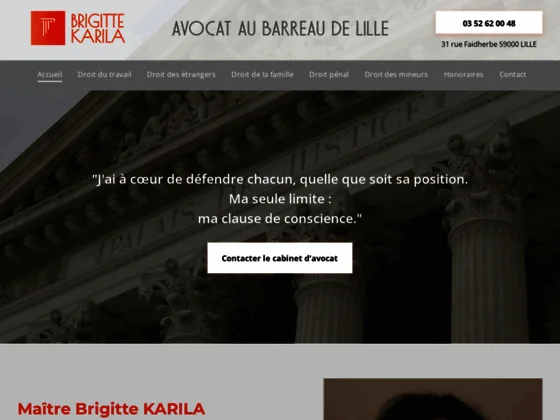 Maître KARILA: Votre avocat au barreau de Lille