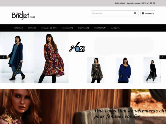 La mode en grande taille sur Bridjet.com