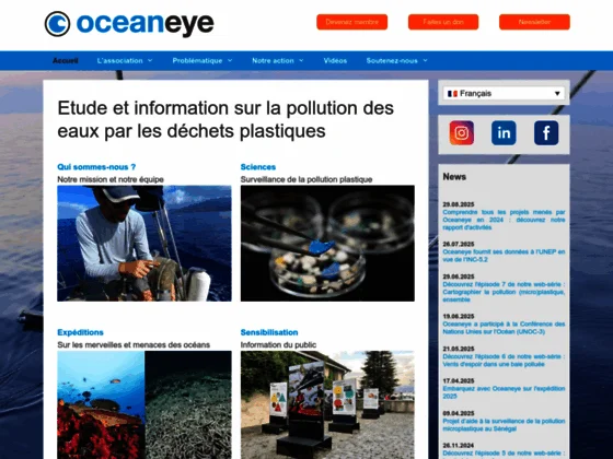 Oceaneye.ch: contre la pollution des océans!