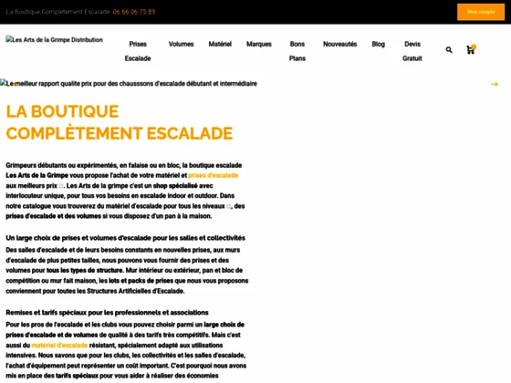 Spécialiste matériel escalade