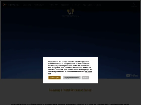 Hôtel (Doubs) : bienvenue à l'Hôtel Restaurant Barrey