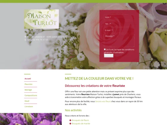 Livraison fleurs Jumet