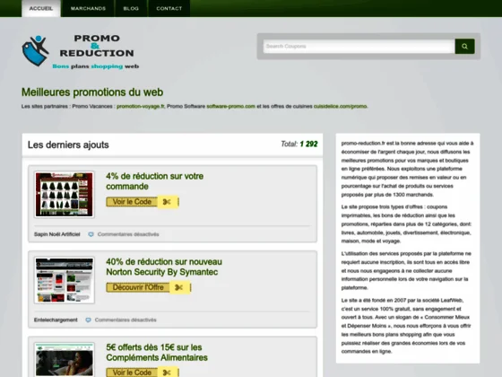 Promotions et bons Plans